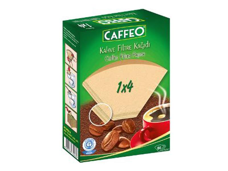 Caffeo Kahve Filtre Kağıdı 1x4 80 Li