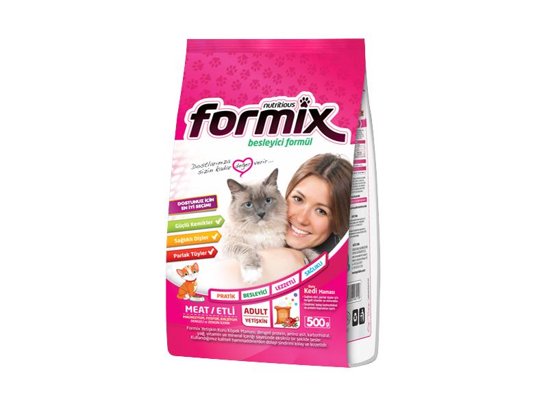 Formix Kedi Mama Etli 500 Gr