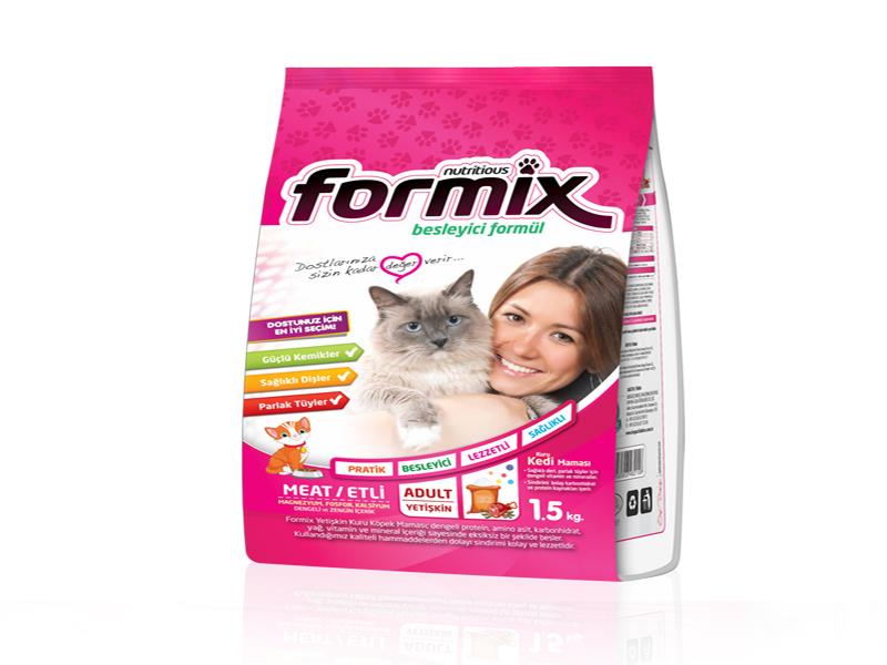Formix Kedi Mama Etli 1,5 Kg